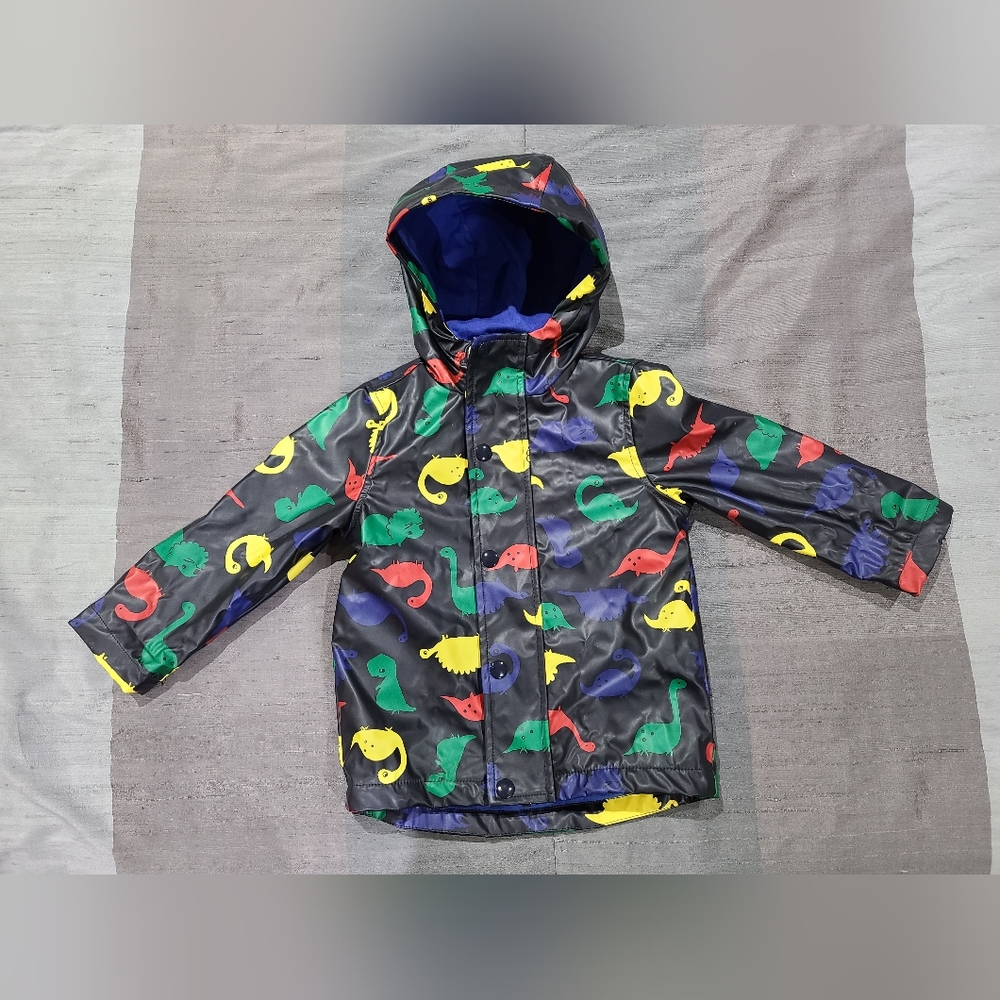 Baby Raincoat Dinosaur Print, Insulated